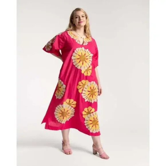 Frances Valentine Dresses & Skirts - Frances Valentine Delightful Caftan Sunrise Pink